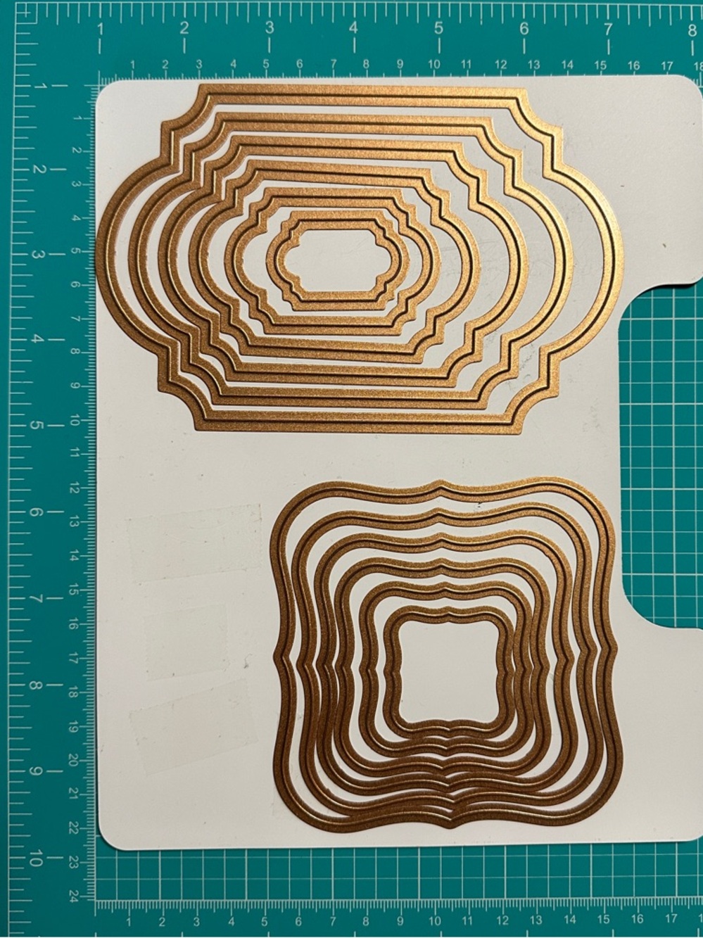 Spellbinders Nestabilities Nested Cutting Dies Set in Metallic Gold
